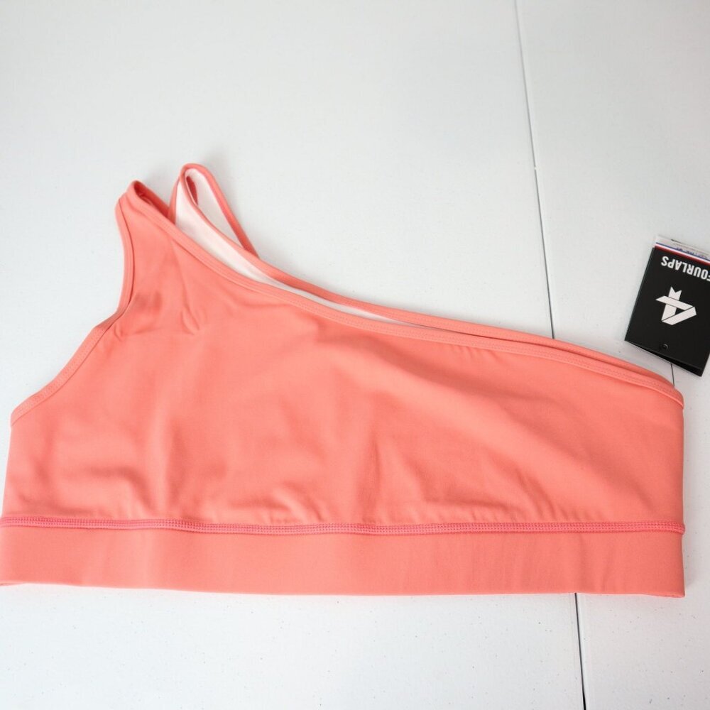 FourLaps Sport Bra Solo Bra Blush/ white XL